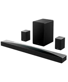 Home Theater TCL Q85H Q Class, 860W, USB, HDMI, Bluetooth, Soundbar, Black