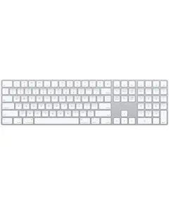 პლანშეტის კლავიატურა Apple Magic Keyboard with Numeric Keypad Wireless Rechargable Silver MQO52LL/A - Primestore.ge