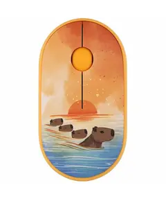 მაუსი 2E MF300 CAPYBARA SUNSET Silent WL BT, Yellow  - Primestore.ge