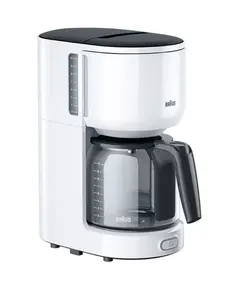 ყავის აპარატი Braun KF3100WH, 1000W, Coffee Maker, Black  - Primestore.ge
