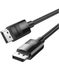 Video Cable UGREEN DP114 (80393), 8K, DisplayPort To DisplayPort, 3m, Black
