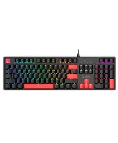 კლავიატურა A4tech Bloody S510R RGB Mechanical Gaming Keyboard Blue Switch US Layout Fire Black  - Primestore.ge