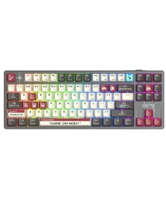 კლავიატურა A4Tech Bloody WS87 Dual-Core Wireless Mechanical Keyboard Pixels Red  - Primestore.ge