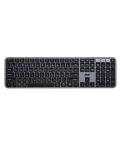 კლავიატურა 2E Keyboard membrane KS240 110key, WL/BT, EN/UK, grey-black  - Primestore.ge