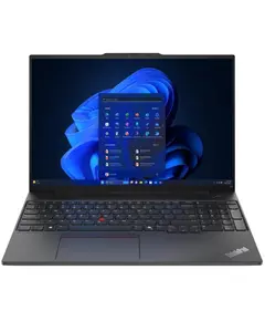 ნოუთბუქი Lenovo 21M5001XRT ThinkPad E16 G2, 16", Ryzen 5-7535HS, 16GB, 512GB SSD, Integrated, Black  - Primestore.ge