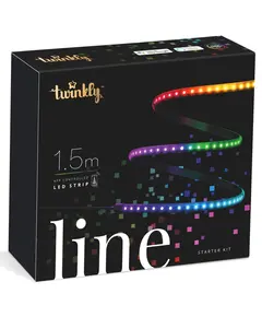 Smart LED კონტური Twinkly TWL100STW-BEU Line RGB, backlight, Gen II, IP20 1.5m Black  - Primestore.ge