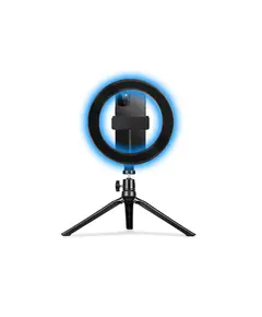 მობილურის სამაგრი Celly ClickPro Portable Tripod+Flash Light RGB Black  - Primestore.ge