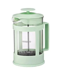 ჩაიდანი Ardesto AR1008LGB Fresh, 800ml, French Press, Light Green  - Primestore.ge