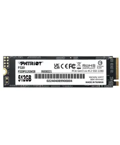 მყარი დისკი Patriot P320 512GB SSD M.2 2280 PCIe Gen 3.0 x4 NVMe - P320P512GM28  - Primestore.ge