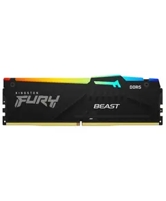 ოპერატიული მეხსიერება Kingston KF556C36BBEA-16 FURY Beast RGB, 16GB, DDR5, 5600MHz - Primestore.ge