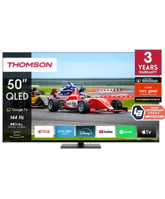 ტელევიზორი Thomson 50QG7C14 QLED Pro, 50", 4K UHD, Smart TV, HDMI, USB, LAN, WIFI, BT, Black  - Primestore.ge
