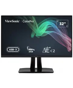 მონიტორი ViewSonic VP3256-4K 32" IPS 4K 3840x2160 5ms 60 Hz 2x3w speakers Type-C  - Primestore.ge