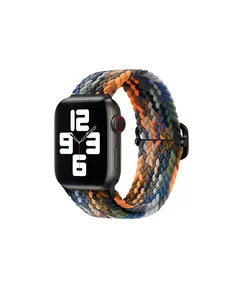 Smart Watch Strap TVC Apple Watch Series 10 42mm / 9 8 7 41mm / SE (2023) SE (2022) SE 6 5 4 40mm / 3 2 1 38mm Watch Band Braided Nylon Strap - Camo Multi-Color