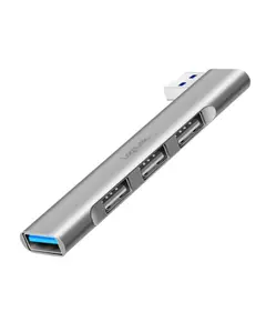 USB hub Logilink UA0436 Ultraslim 4-port USB-A hub 18W Aluminum