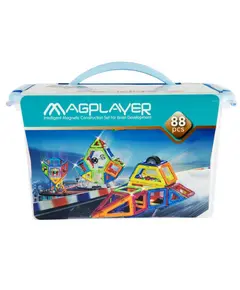 მაგნიტური კონსტრუქტორი Magplayer magnetic constructor MPT 88psc  - Primestore.ge