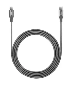 კაბელი TTEC ALUMICABLE TYPE-C - TYPE-C 200CM 65W FAST CHARGE CABLE,S.GREY 2DK51UG  - Primestore.ge