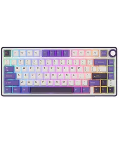 Royal Kludge RK R75 RGB Mechanical Keyboard, K silver switch, Hot Swappable, Type-C wired, Blackberry