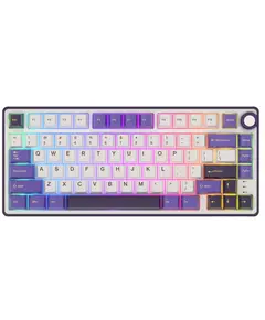 კლავიატურა Royal Kludge RK R75 RGB Mechanical Keyboard, Brown switch, Hot Swappable, Hot Swappable, Type-C wired, Blackberry  - Primestore.ge