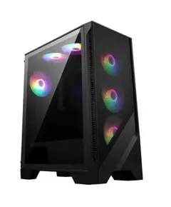 Computer Case MSI 306-7G23A21-809 MAG Forge, Computer Case, MidT, ATX, micro-ATX, mini ITX, USB 2.0, USB 3.0, Black