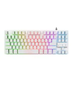 კლავიატურა Trust GXT 833W Thado TKL Illuminated Keyboard White - 24737  - Primestore.ge