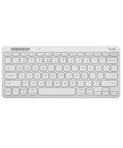 კლავიატურა Trust Lyra Compact Wireless Keyboard White - 25097  - Primestore.ge