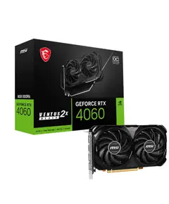 Video Card MSI Graphic Card GeForce RTX 4060 VENTUS 2X BLACK 8G OC