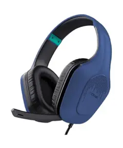 Trust GXT415B Zirox, Headset, Wired, 3.5mm, Blue