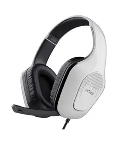ყურსასმენი Trust GXT415W Zirox, Headset, Wired, 3.5mm, White  - Primestore.ge
