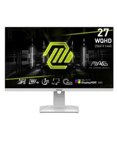 მონიტორი MSI MAG 274QRFW 27" WQHD 180Hz 1ms 2xHDMI DP USB - 9S6-3CC29H-277  - Primestore.ge