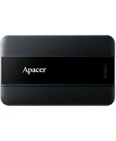 გარე მყარი დისკი Apacer AP1TBAC237B-1, 1TB, External HDD, 2.5'', USB 3.2, Black  - Primestore.ge