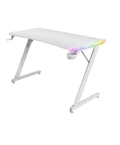 სათამაშო მაგიდა TRUST GXT709W LUMINUS RGB DESK WHITE  - Primestore.ge