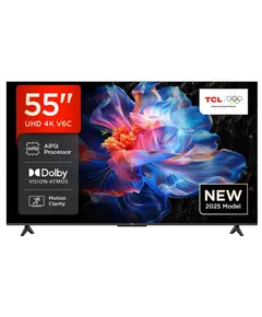 ტელევიზორი TCL 55V6C 4K Google TV  - Primestore.ge