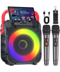 აუდიო სისტემა OUDIOBOP BK-8338 Karaoke With Mic  - Primestore.ge