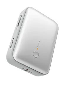 პორტატული დამტენი Aukey PB-Y55 22.5W 10000mAh Spark Mini Compact Fast Charging Power Bank - White  - Primestore.ge
