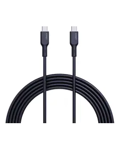 USB კაბელი Aukey CB-SCC102 Circlet Blink 100W Silicone PD Charge Cable 1.8M Black  - Primestore.ge
