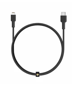 USB კაბელი Aukey Nylon Braided USB-C to Lightning Cable 1M Black  - Primestore.ge