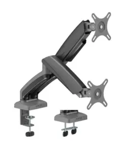 მონიტორის საკიდი Vertex VX-2MA-01G Elegance Dual Screen Mechanical Spring Monitor Arm 17&quot;-32&quot  - Primestore.ge