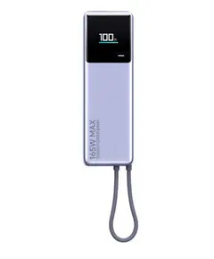 Portable Charger Xiaomi 165W Power Bank 10000mAh Integrated Cable