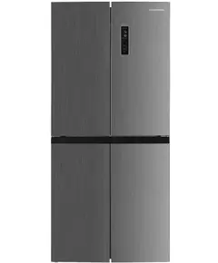 მაცივარი Hoffmann NFFD-180IX, 401L, A+, No Frost, Refrigerator, Grey  - Primestore.ge