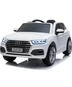 საბავშვო ელექტრო მანქანა Audi Q5B-W/ 2 ადგილიანი.კაუჩუკის საბურავით,რბილი სკამით  - Primestore.ge
