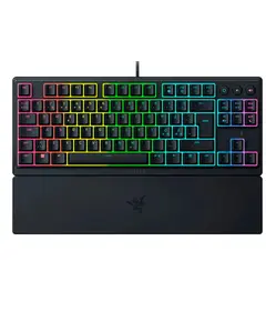 კლავიატურა Razer Keyboard mechanical Ornata V3 TKL 84key, Mecha-Membrane Switch, USB-A, EN/RU, RGB, black  - Primestore.ge