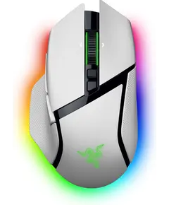 მაუსი Razer Mouse Basilisk V3 Pro 35K, RGB, USB-A/WL/BT, white  - Primestore.ge