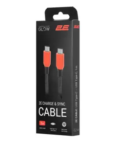 კაბელი 2E Cable USB-C - USB-C, 100W 1m black  - Primestore.ge