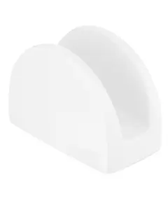 ხელსახოცის ჩასადები Ardesto Napkin holder Prato, 11х6х8cm, porcelain, white  - Primestore.ge