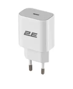 ადაპტერი 2E Wall Charger 30W USB-C PD, white  - Primestore.ge