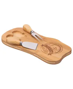 ნაკრები ყველის სერვირებისთვის Ardesto Set for serving cheese Midori, 28х14х2cm, bamboo, metal  - Primestore.ge