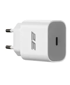 ადაპტერი 2E Wall Charger 25W USB-C PD, white  - Primestore.ge