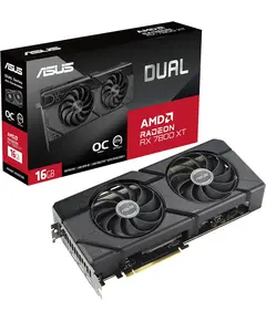 ვიდეო დაფა ASUS Graphic Card Radeon RX 7800 XT 16GB GDDR6 TUF OC DUAL-RX7800XT-O16G  - Primestore.ge