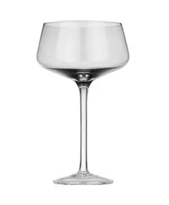 Set of glasses Ardesto AR2627GR Black Mars Avior 270ml, 2pcs, Champagne Glasses Set, Grey/Transparent