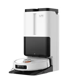 რობოტი მტვერსასრუტი Ilife T60S, 17000Pa, LiDAR + Ai, Robot Vacuum Cleaner, White  - Primestore.ge